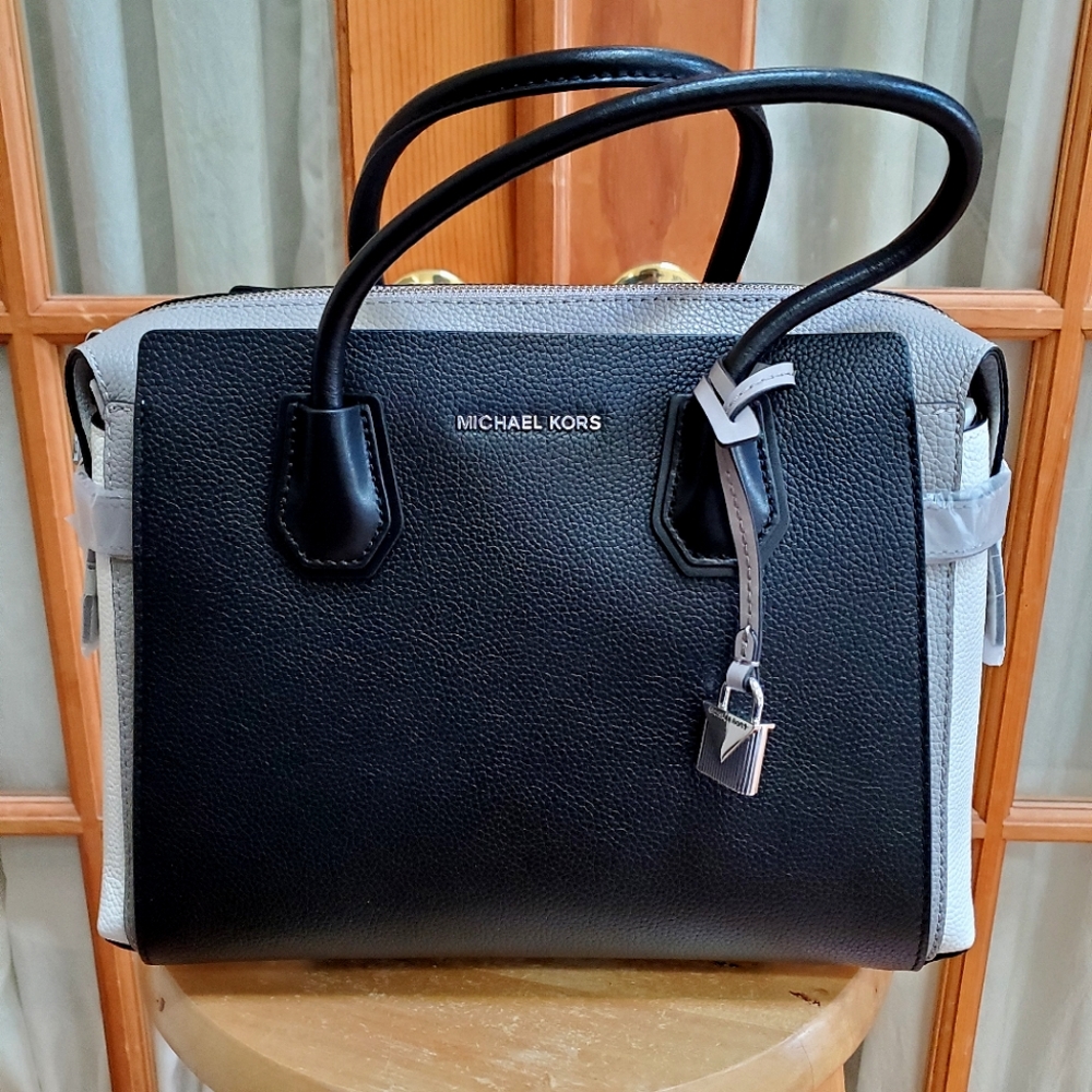 Tricolor Michael Kors Mercer Satchel Purse